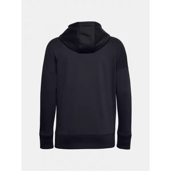 Női pulóver UNDER ARMOUR RIVAL FLEECE FZ HOODIE 1356400-001 FEKETE 
