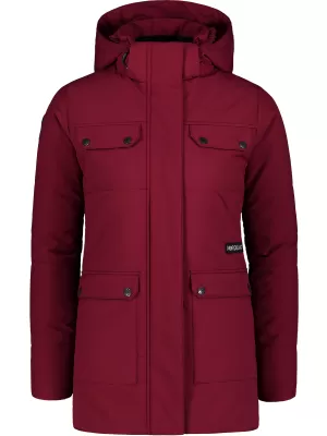 Női télikabát NORDBLANC NIPPY NBWJL7726 BURGUNDIA