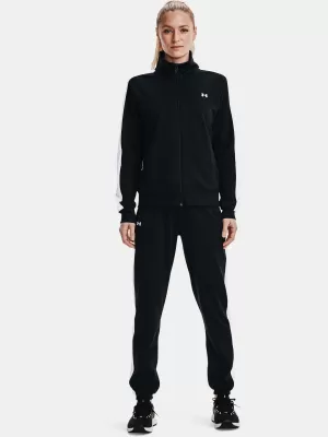 Női szett UNDER ARMOUR TRICOT TRACKSUIT 1365147-001 FEKETE