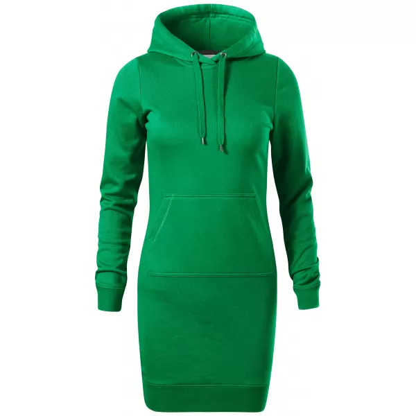  Hosszabbított női pulóver MALFINI SNAP 419 KÖZÉPZÖLD 