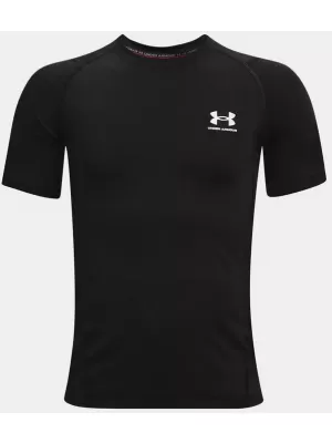Fiú póló UNDER ARMOUR HG ARMOUR SS 1361723-001 FEKETE