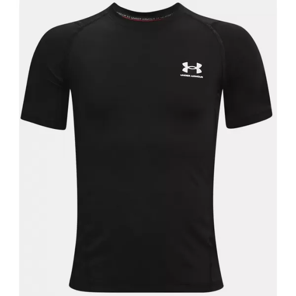  Fiú póló UNDER ARMOUR HG ARMOUR SS 1361723-001 FEKETE 
