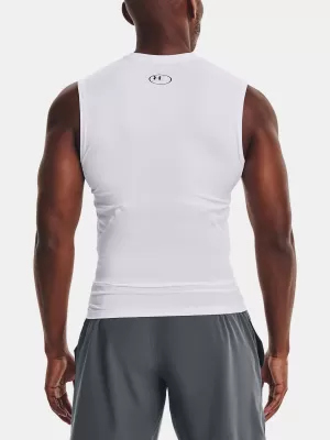 Férfi kompressziós tank felső UNDER ARMOUR HG ARMOUR COMP SL 1361522-100 FEHÉR