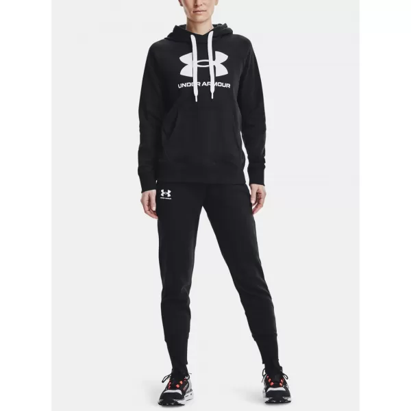  Női melegítőnadrág UNDER ARMOUR RIVAL FLEECE JOGGERS 1356416-001 FEKETE 