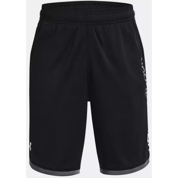  Fiú rövidnadrág UNDER ARMOUR STUNT 3.0 SHORTS 1361802-001 FEKETE 