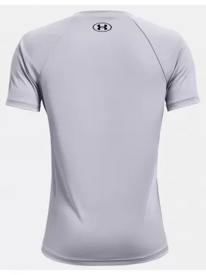 Fiú póló UNDER ARMOUR TECH BIG LOGO SS 1363283-011 SZÜRKE