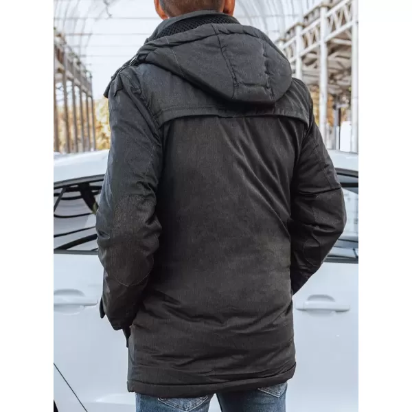  Kabát DSTREET TX4282 SÖTÉTSZÜRKE 