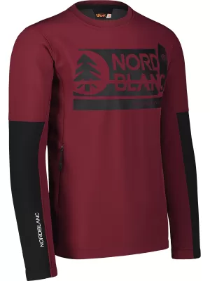 Férfi softshell kabát NORDBLANC DECOMPONATE NBSSM7644 BURGUNDIA