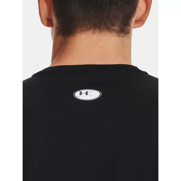  Férfi póló UNDER ARMOUR HG ARMOUR FITTED SS 1361683-001 FEKETE 
