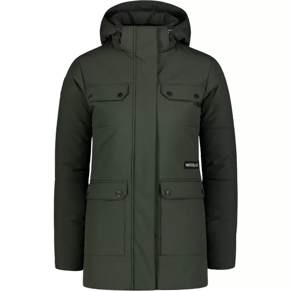  Női télikabát NORDBLANC NIPPY NBWJL7726 SÖTÉTZÖLD 