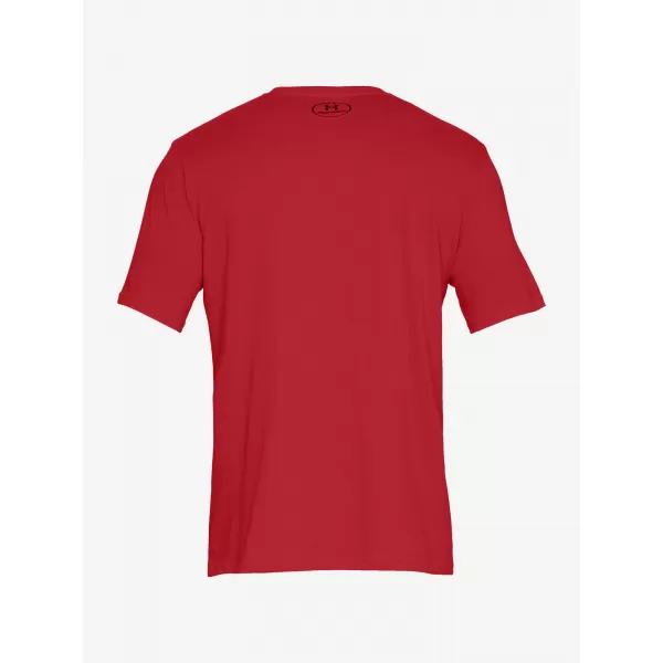  Férfi póló UNDER ARMOUR SPORTSTYLE LEFT CHEST SS 1326799-600 PIROS 