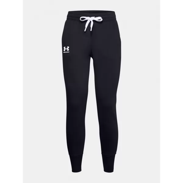  Női melegítőnadrág UNDER ARMOUR RIVAL FLEECE JOGGERS 1356416-001 FEKETE 