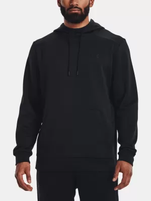 Férfi pulóver UNDER ARMOUR UA ARMOUR FLEECE HOODIE 1373353-001 FEKETE