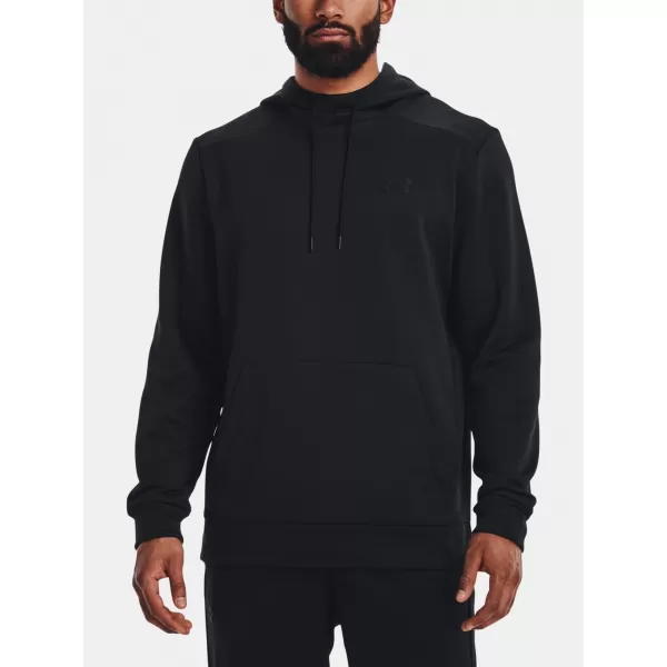  Férfi pulóver UNDER ARMOUR UA ARMOUR FLEECE HOODIE 1373353-001 FEKETE 