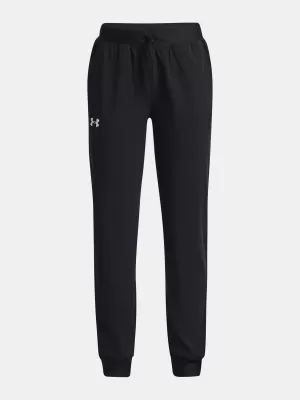 Lány nadrág UNDER ARMOUR ARMOUR SPORT WOVEN STORM PANT 1373004-001 FEKETE