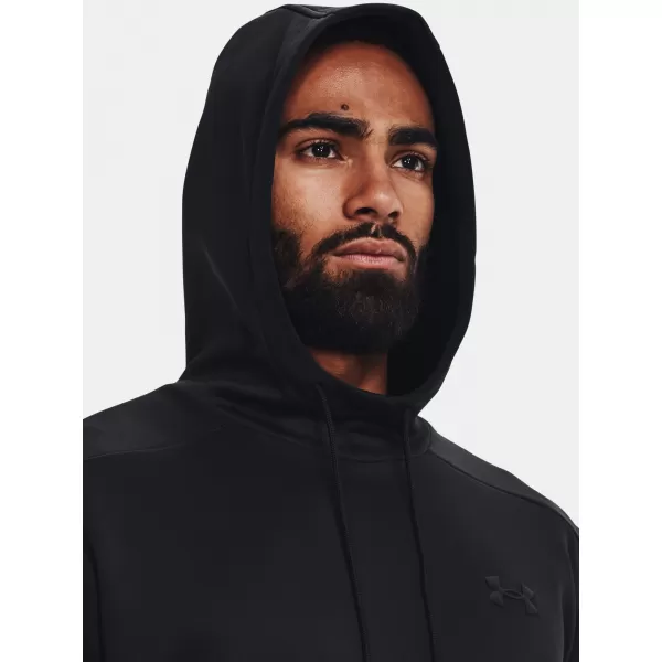  Férfi pulóver UNDER ARMOUR UA ARMOUR FLEECE HOODIE 1373353-001 FEKETE 