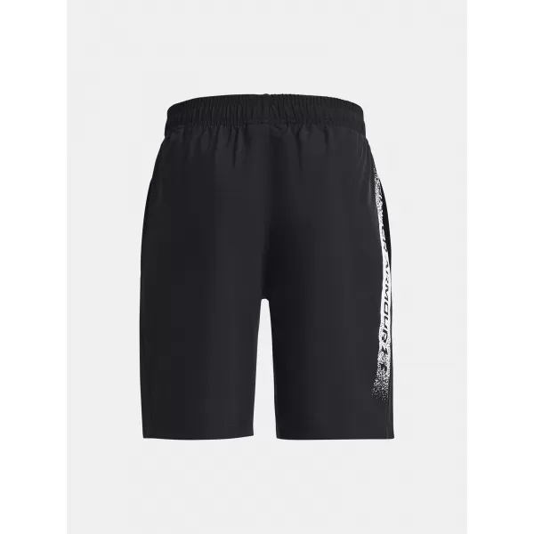  Fiú rövidnadrág UNDER ARMOUR UA WOVEN GRAPHIC SHORTS 1370178-003 FEKETE 