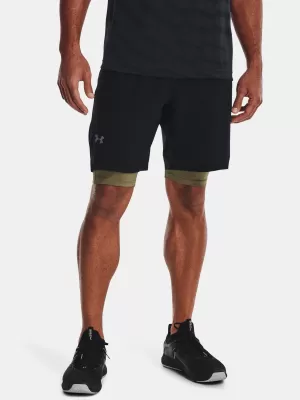 Férfi rövidnadrág UNDER ARMOUR UA VANISH WOVEN 8IN SHORTS 1370382-001 FEKETE