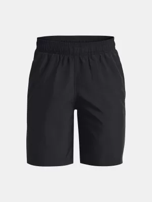 Fiú rövidnadrág UNDER ARMOUR UA WOVEN GRAPHIC SHORTS 1370178-003 FEKETE