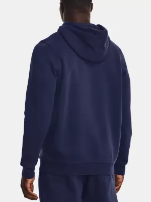 Férfi pulóver UNDER ARMOUR UA ESSENTIAL FLEECE HOODIE 1373880-410 KÉK