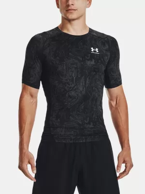 Férfi póló UNDER ARMOUR UA HG ARMOUR COMP PRINT SS 1370324-001 FEKETE
