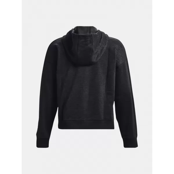  Női pulóver UNDER ARMOUR ESSENTIAL SCRIPT HOODIE 1374107-001 FEKETE 