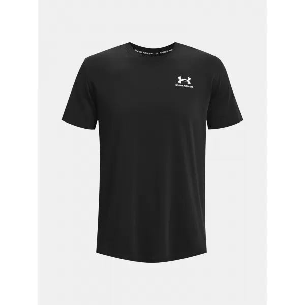  Férfi póló UNDER ARMOUR UA LOGO EMB HEAVYWEIGHT SS 1373997-001 FEKETE 