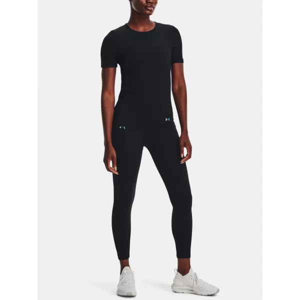  Női leggings UNDER ARMOUR UA RUSH SEAMLESS ANKLE LEG 1373928-001 FEKETE 