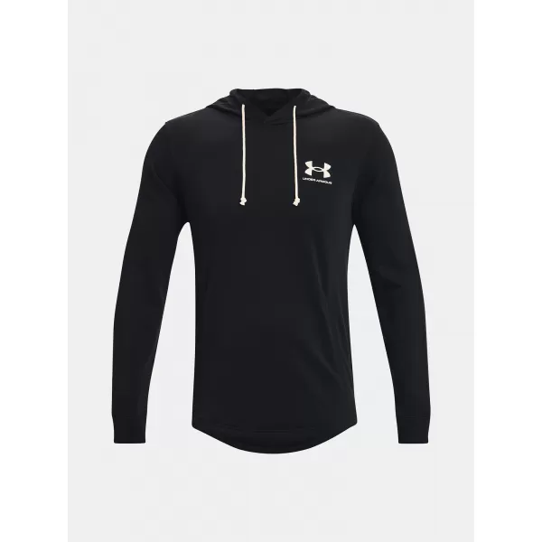  Férfi pulóver UNDER ARMOUR UA RIVAL TERRY LC HD 1370401-001 FEKETE 