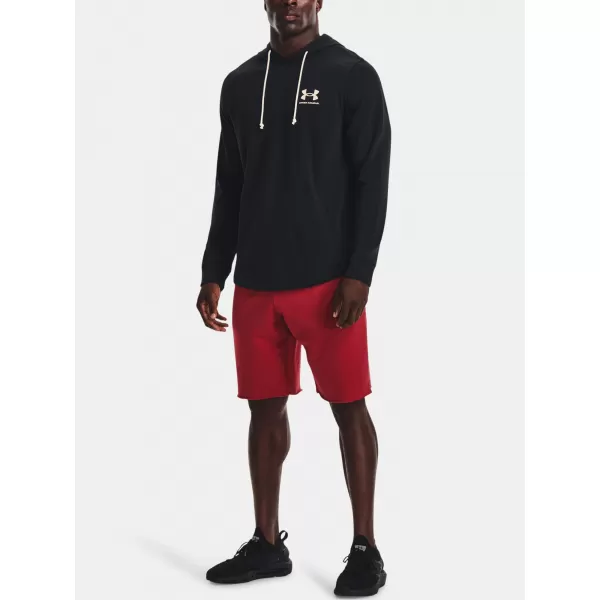  Férfi pulóver UNDER ARMOUR UA RIVAL TERRY LC HD 1370401-001 FEKETE 