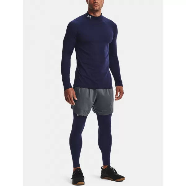  Férfi póló UNDER ARMOUR UA CG ARMOUR FITTED MOCK 1366066-410 KÉK 