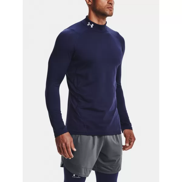  Férfi póló UNDER ARMOUR UA CG ARMOUR FITTED MOCK 1366066-410 KÉK 