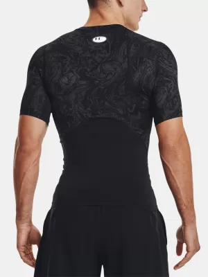 Férfi póló UNDER ARMOUR UA HG ARMOUR COMP PRINT SS 1370324-001 FEKETE