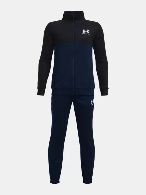 Fiúk készlet UNDER ARMOUR UA CB KNIT TRACK SUIT 1373978-408 KÉK