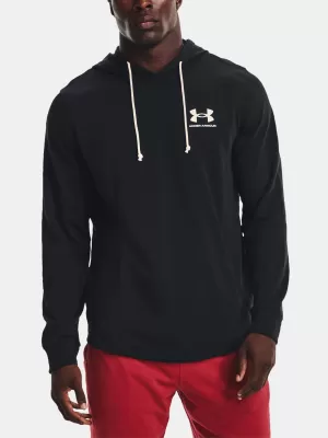 Férfi pulóver UNDER ARMOUR UA RIVAL TERRY LC HD 1370401-001 FEKETE