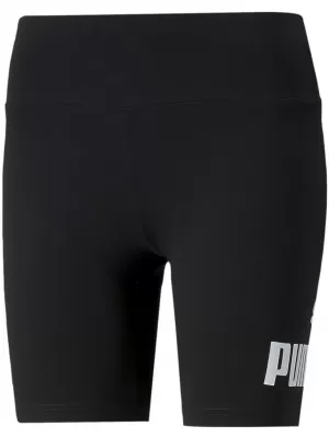 Női leggings PUMA ESS 7 LOGO SHORT LEGGINGS 848347-01 FEKETE