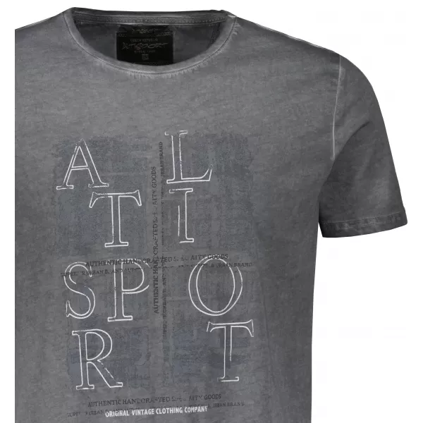  Férfi póló ALTISPORT ARIEN SÖTÉTSZÜRKE 