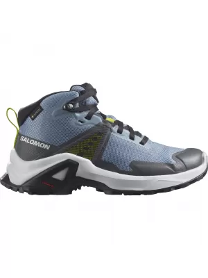 Gyerekcipők SALOMON X RAISE MID GORE-TEX L47071600 KIFAKULT FARMER/INDIGÓSÁRMÁNY/SAVAS MÉSZ