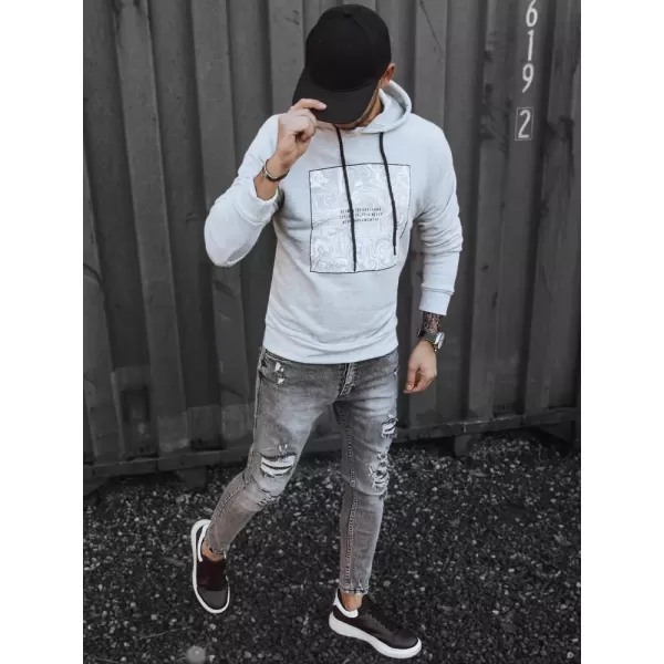  Férfi pulóver DSTREET BX5468 SZÜRKE 