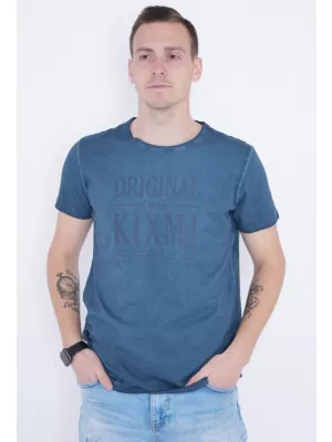 Férfi póló KIXMI PELTON SÖTÉTKÉK