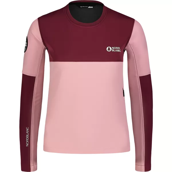  Női softshell kabát NORDBLANC COVE NBSSL7656 VILÁGOS RÓZSASZÍN 
