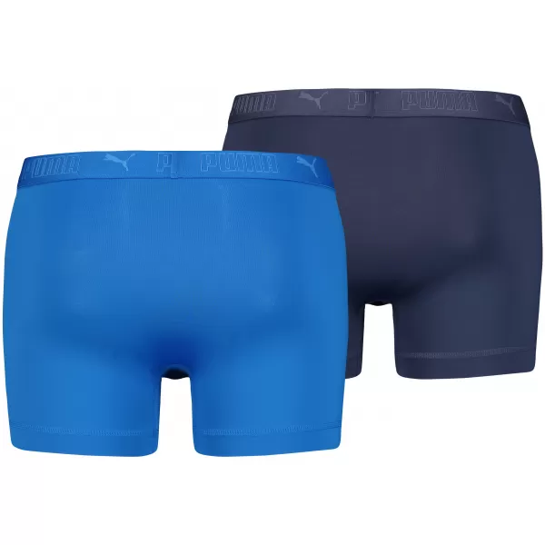  Bokszoló PUMA SPORT MICROFIBER BOXER 2P 93552002 KÉK KOMBÓ 