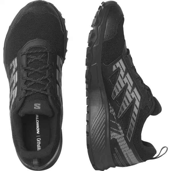  Férfi cipők SALOMON WANDER L47152500 FEKETE/ÓN/DÉRSZÜRKE 