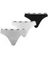 Női bugyi PUMA STRING 3P PACK 90759001 FEHÉR/SZÜRKE/FEKETE