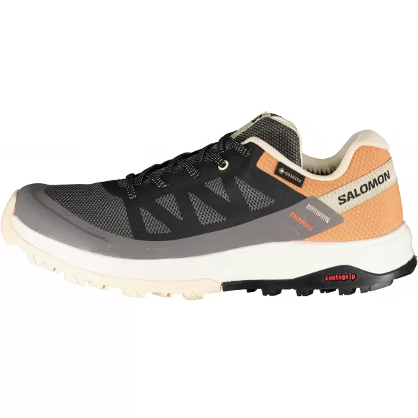  Női cipők SALOMON OUTRISE GORE-TEX L47219100 MÁGNES/FEKETE/KORALL ARANY 