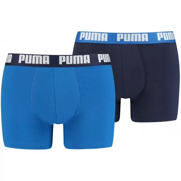  Férfi boxerek PUMA BASIC BOXER 2P 88886960 IGAZI KÉK 