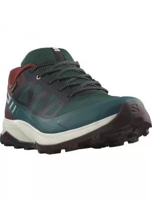 Férfi cipők SALOMON OUTRISE GORE-TEX L47142100 PONDEROSA FENYŐ / KESERŰ CSOKOLÁDÉ / VANÍLIA JÉG