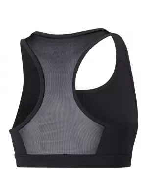 Női melltartó PUMA MID IMPACT 4KEEPS GRAPHIC BRA PM 520306-91 FEKETE