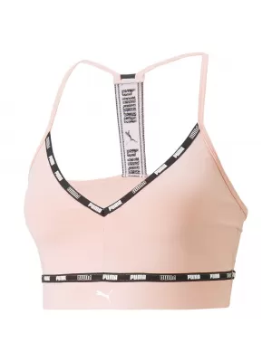 Női melltartó PUMA LOW IMPACT STRONG STRAPPY BRA 522225-66 RÓZSASZÍN