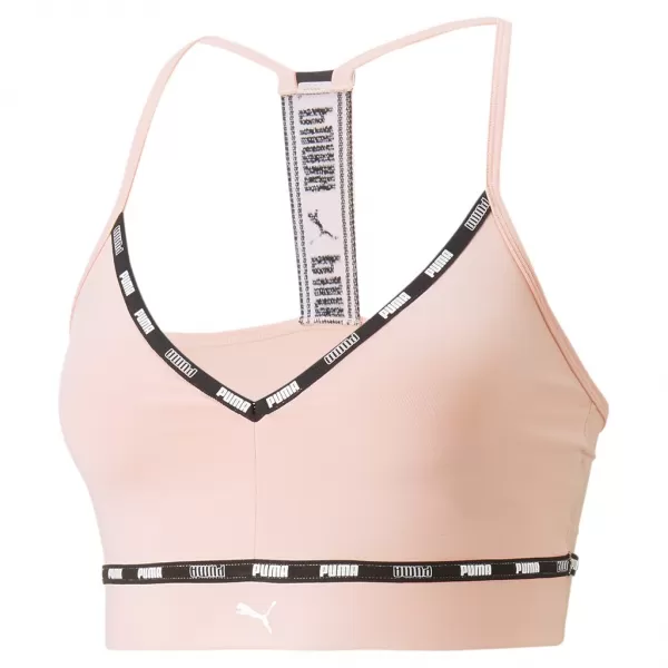  Női melltartó PUMA LOW IMPACT STRONG STRAPPY BRA 522225-66 RÓZSASZÍN 
